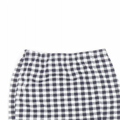 SheIn Girls White  Cotton Mini Skirt Size 9 Years  Regular