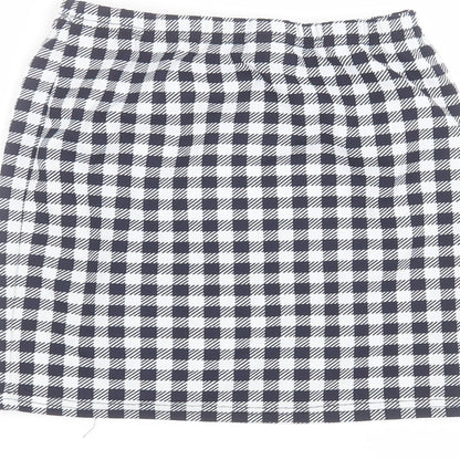 SheIn Girls White  Cotton Mini Skirt Size 9 Years  Regular