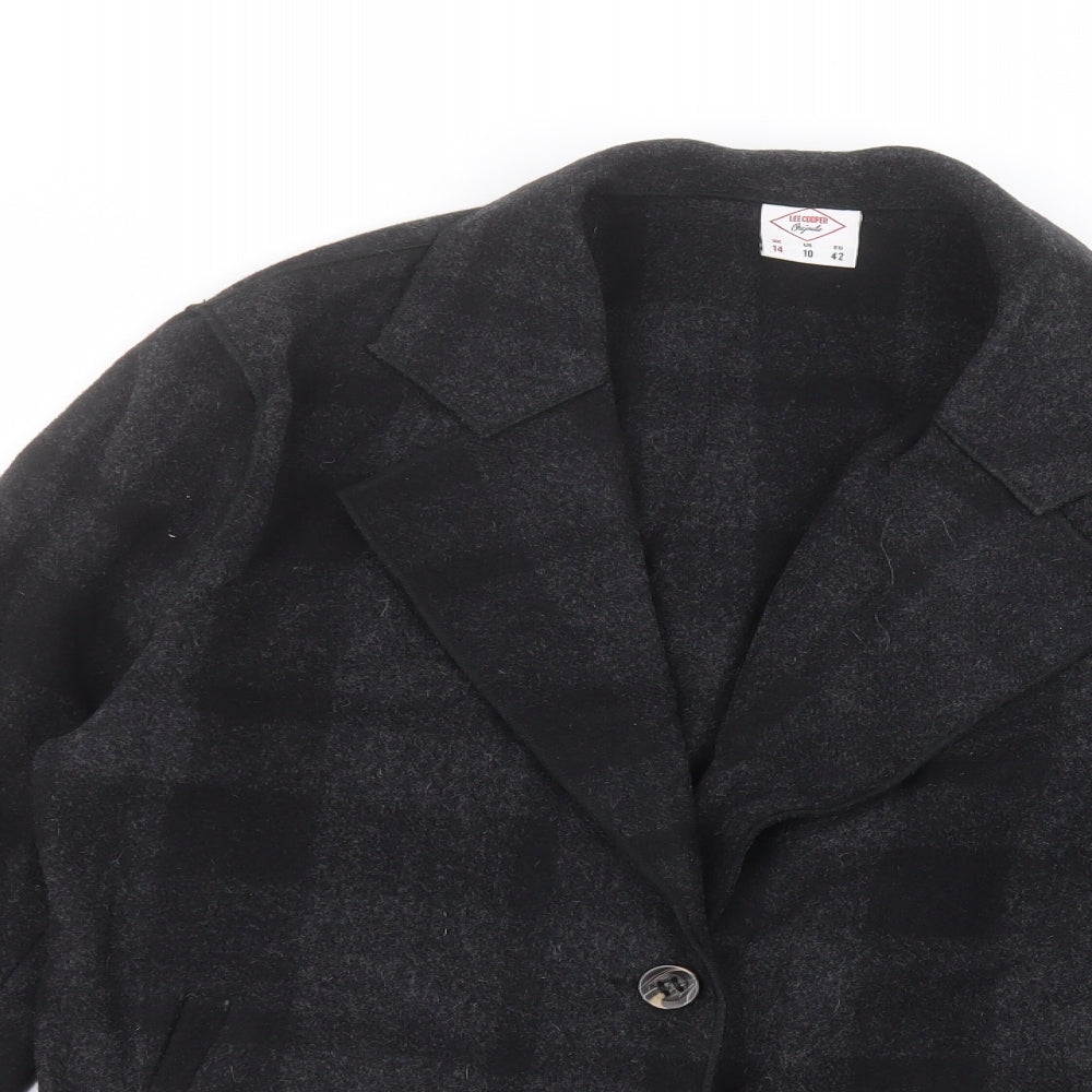 Womens UK Size 14 Lee Cooper Black Jacket