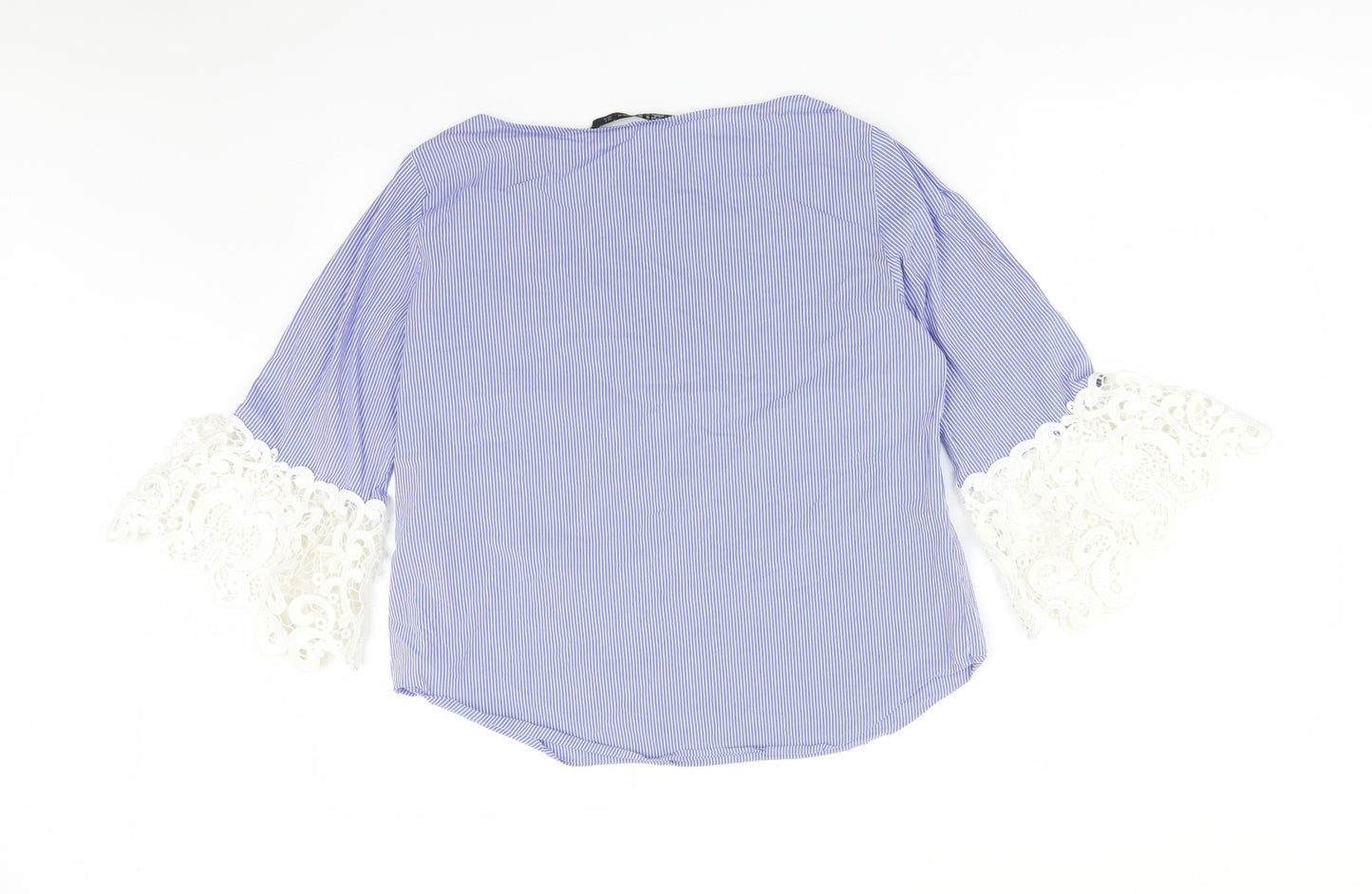 Womens UK Size S Zara Multicoloured Basic T-Shirt