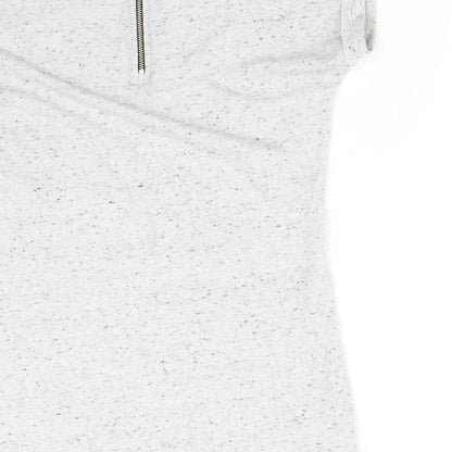 Womens UK Size 6 Select Grey Basic T-Shirt