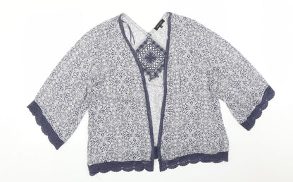 Womens UK Size 12 New Look Multicoloured Cardigan Jumper