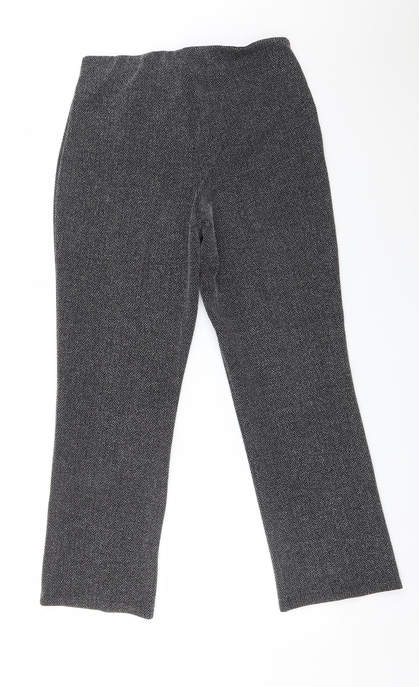 Womens UK Size 10 Preworn Regular Fit  Multicoloured Trousers