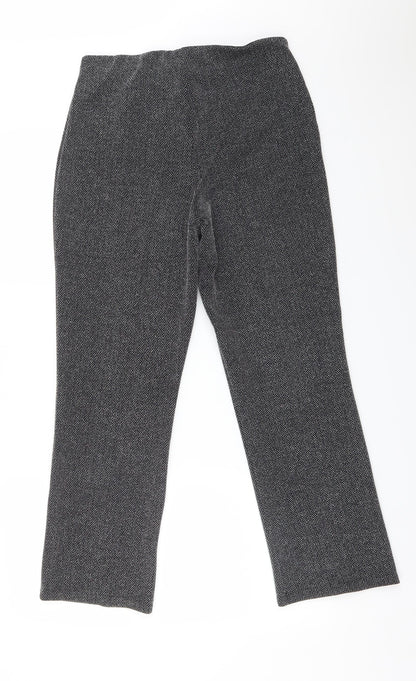 Womens UK Size 10 Preworn Regular Fit  Multicoloured Trousers