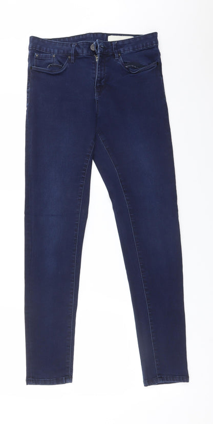 ESMARA Womens Blue  Cotton Skinny Jeans Size 30 L29 in Regular