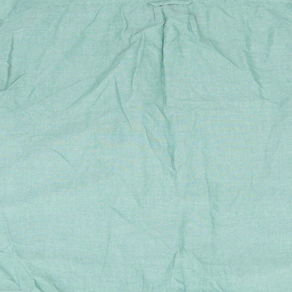Mens UK Size L Preworn Beige  Button-Up Long Sleeve Casual Shirt