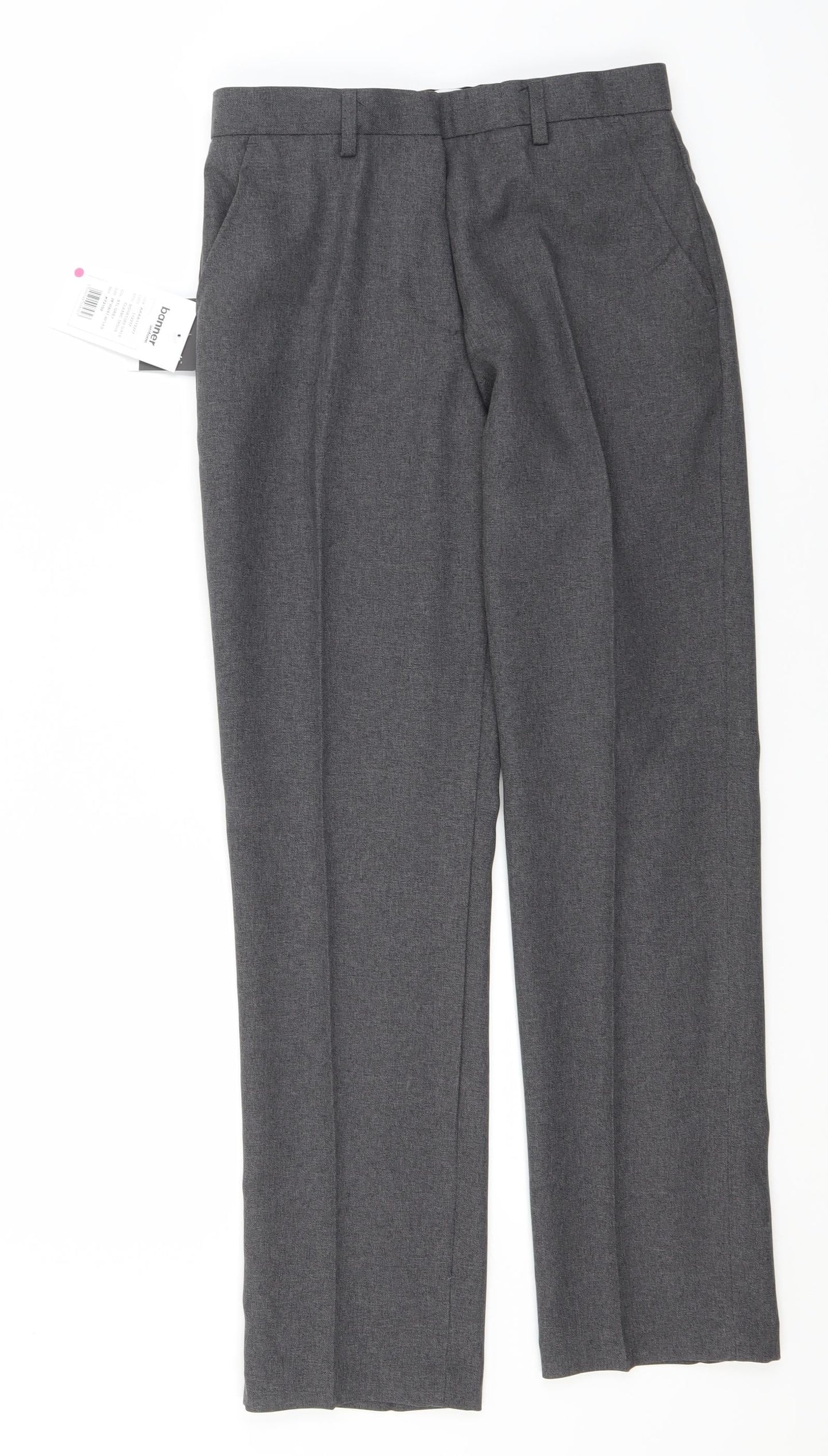 Womens UK Size 28 in Signature Regular Fit  Grey Trousers