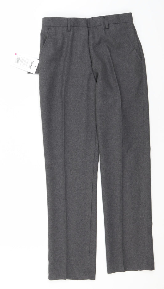 Womens UK Size 28 in Signature Regular Fit  Grey Trousers