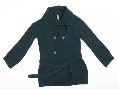Womens UK Size 10 NEXT Grey Overcoat