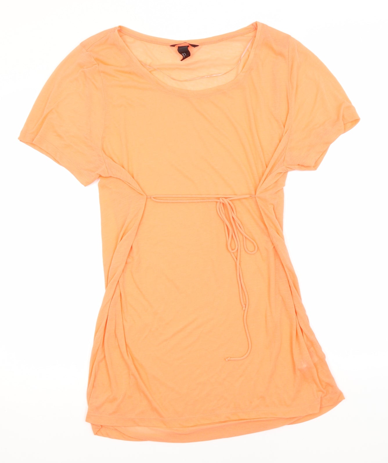 Womens UK Size M H&M Orange Basic T-Shirt