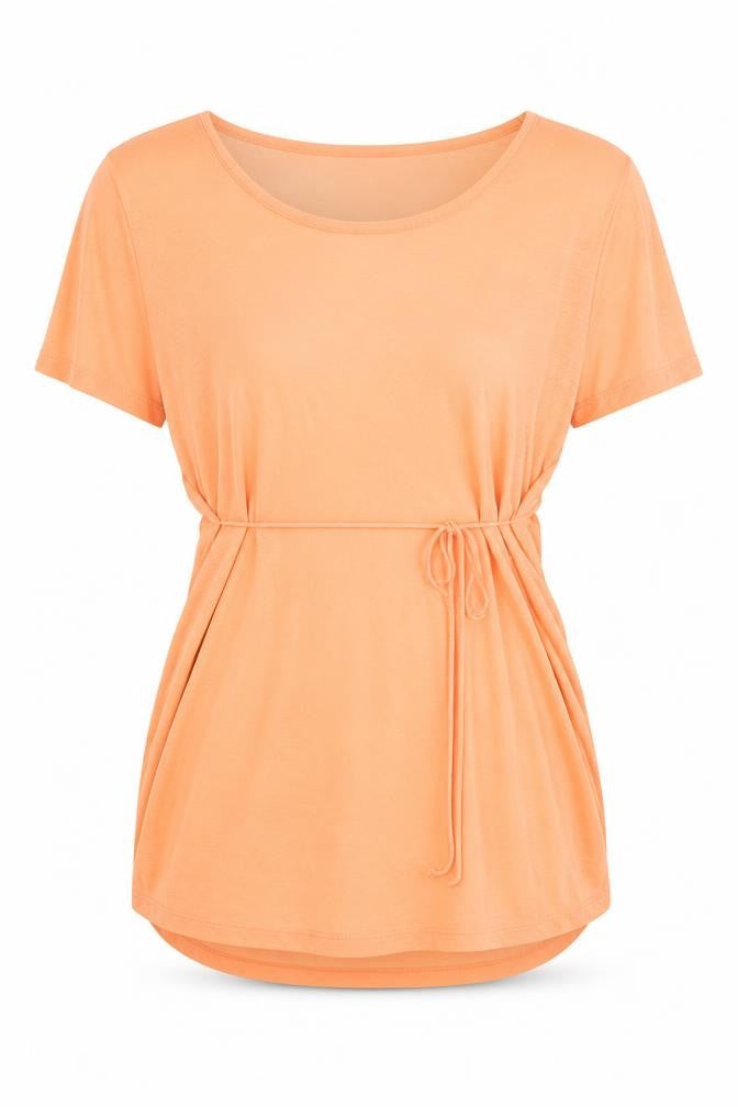 Womens UK Size M H&M Orange Basic T-Shirt