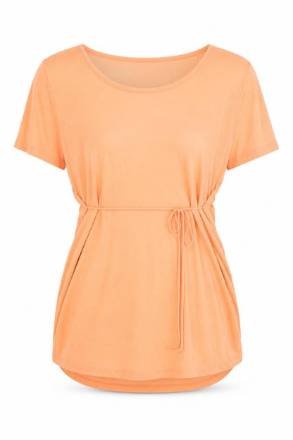Womens UK Size M H&M Orange Basic T-Shirt