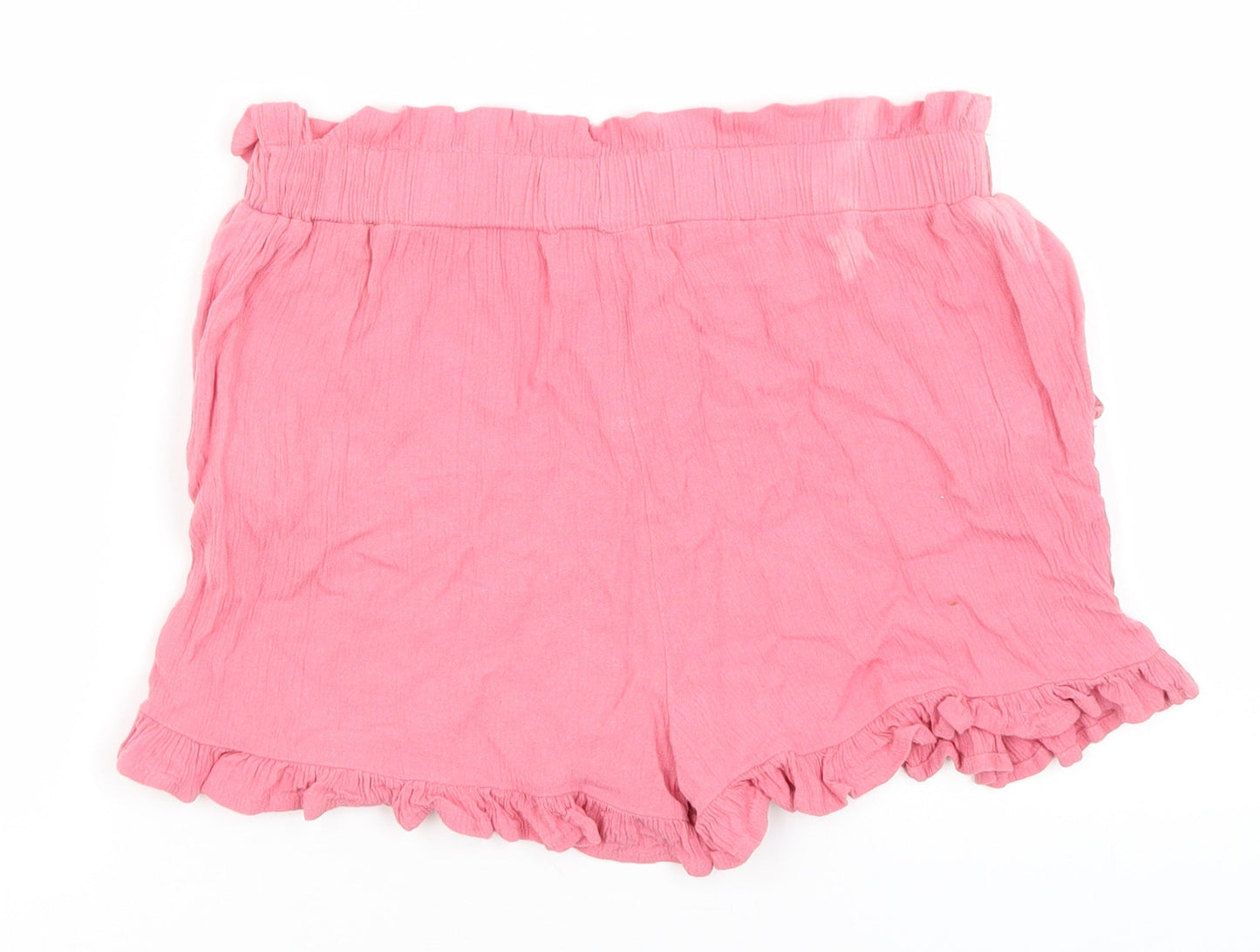 TU Girls Pink  Viscose Cargo Shorts Size 10 Years  Regular