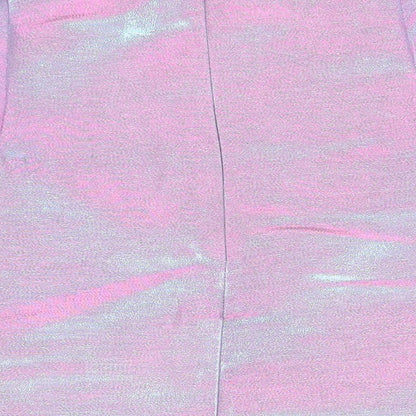 John Lewis Girls Pink  Viscose Basic T-Shirt Size 10 Years Round Neck
