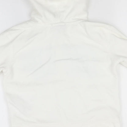 Gap Boys White  Cotton Full Zip Hoodie Size 8-9 Years