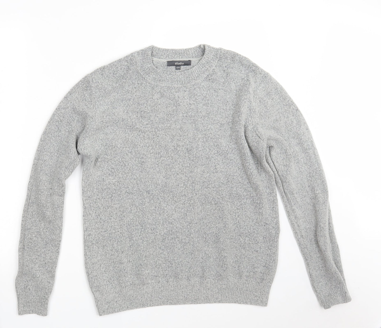 Womens UK Size 12 Studio Grey Pullover Jumper