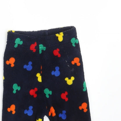 Primark Baby Multicoloured Animal Print 100% Polyester Jogger Leggings Size 9-12 Months   - Waist 16in; Inside  leg 8in