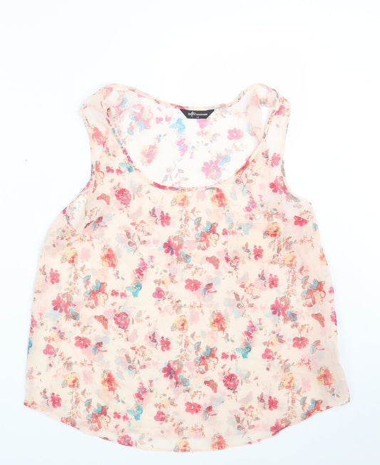 Womens UK Size 14 Internacionale Pink Basic Blouse