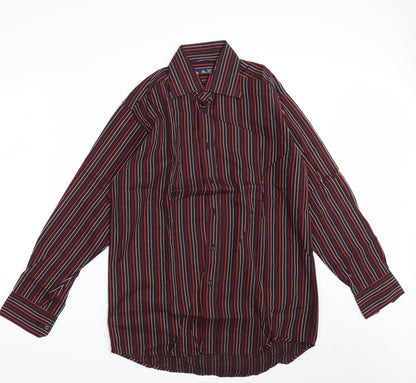 Mens UK Size 15 Ben Sherman Multicoloured  Button-Up Long Sleeve Casual Shirt