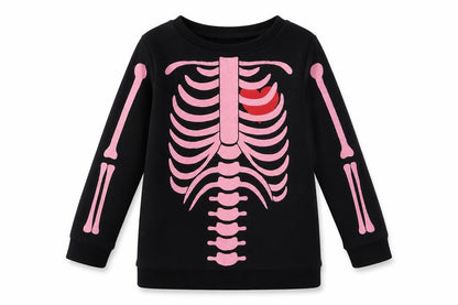 Front view of George girls’ black 100% cotton pullover sweatshirt, size 2-3, years