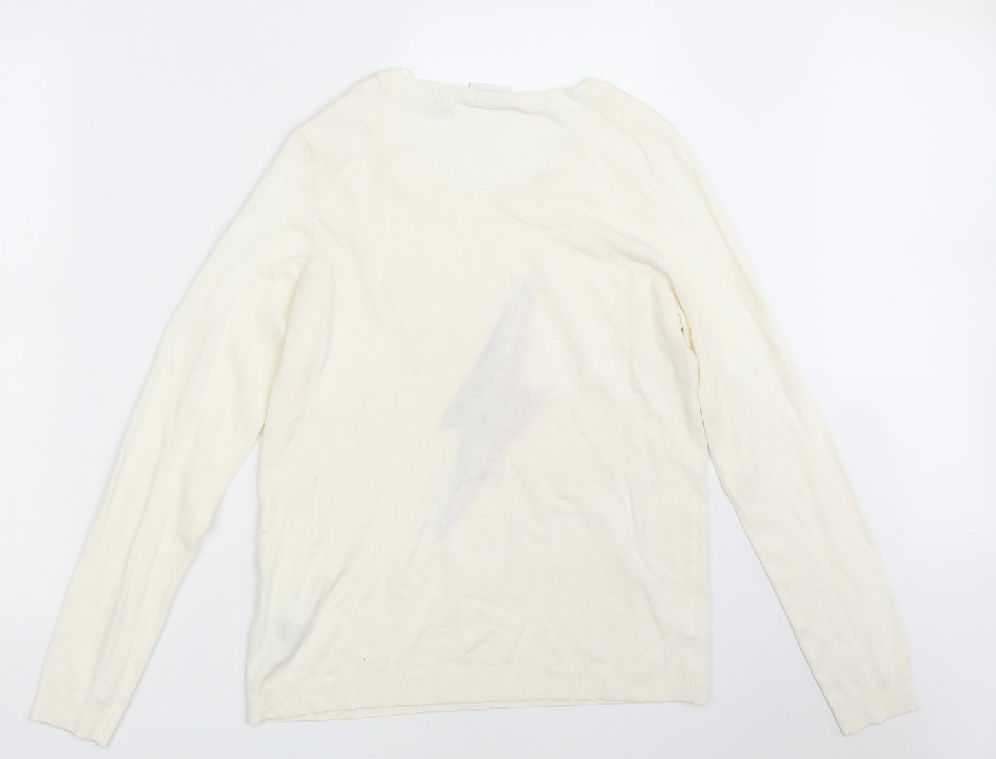 Womens UK Size L VILA Ivory Pullover Jumper