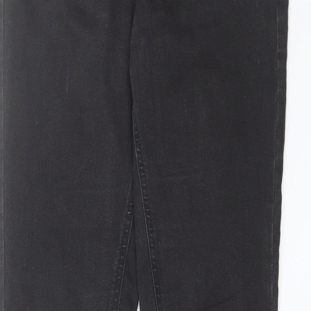 Denim Co Womens Black  Cotton Skinny Jeans Size 12 L33 in Regular