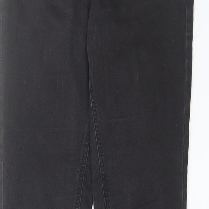 Denim Co Womens Black  Cotton Skinny Jeans Size 12 L33 in Regular