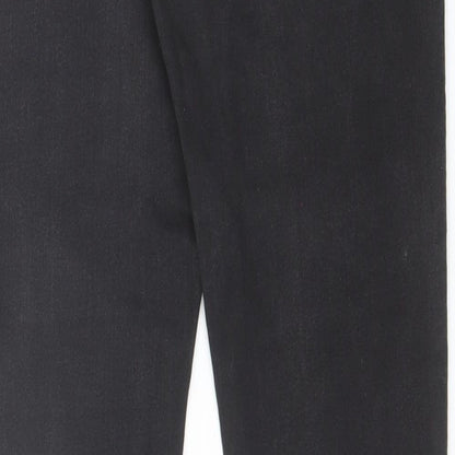 Denim Co Womens Black  Cotton Skinny Jeans Size 12 L33 in Regular