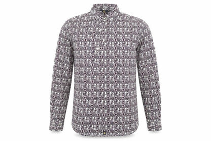 Mens UK Size S TU Purple  Button-Up Long Sleeve Casual Shirt