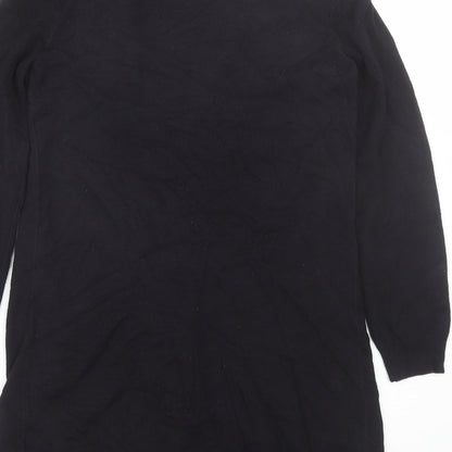 Womens UK Size S Marks and Spencer Black Cardigan Jumper