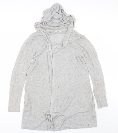 AJC Womens Grey V-Neck  Viscose Cardigan Jumper Size 14