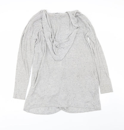 AJC Womens Grey V-Neck  Viscose Cardigan Jumper Size 14