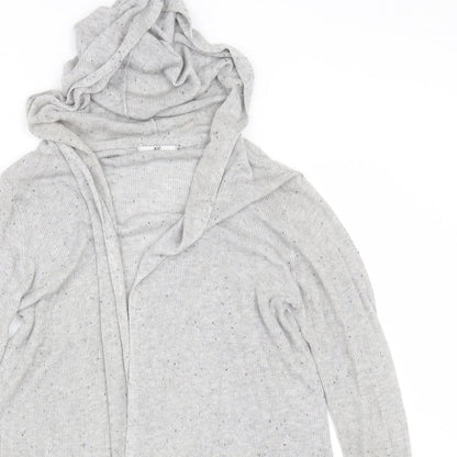 AJC Womens Grey V-Neck  Viscose Cardigan Jumper Size 14