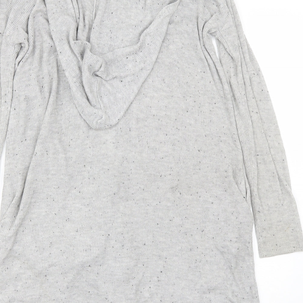 AJC Womens Grey V-Neck  Viscose Cardigan Jumper Size 14