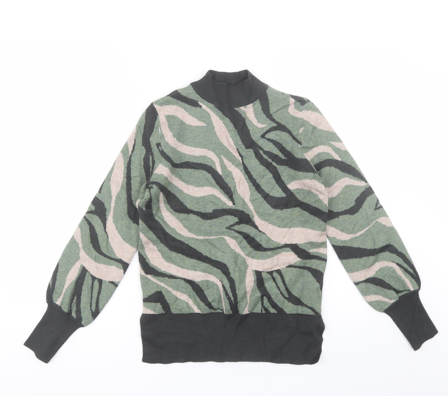 Womens UK Size S Marks and Spencer Green Pullover Jumper
