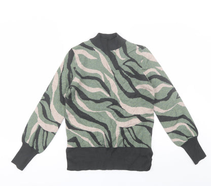 Womens UK Size S Marks and Spencer Green Pullover Jumper