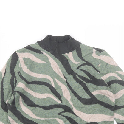 Womens UK Size S Marks and Spencer Green Pullover Jumper