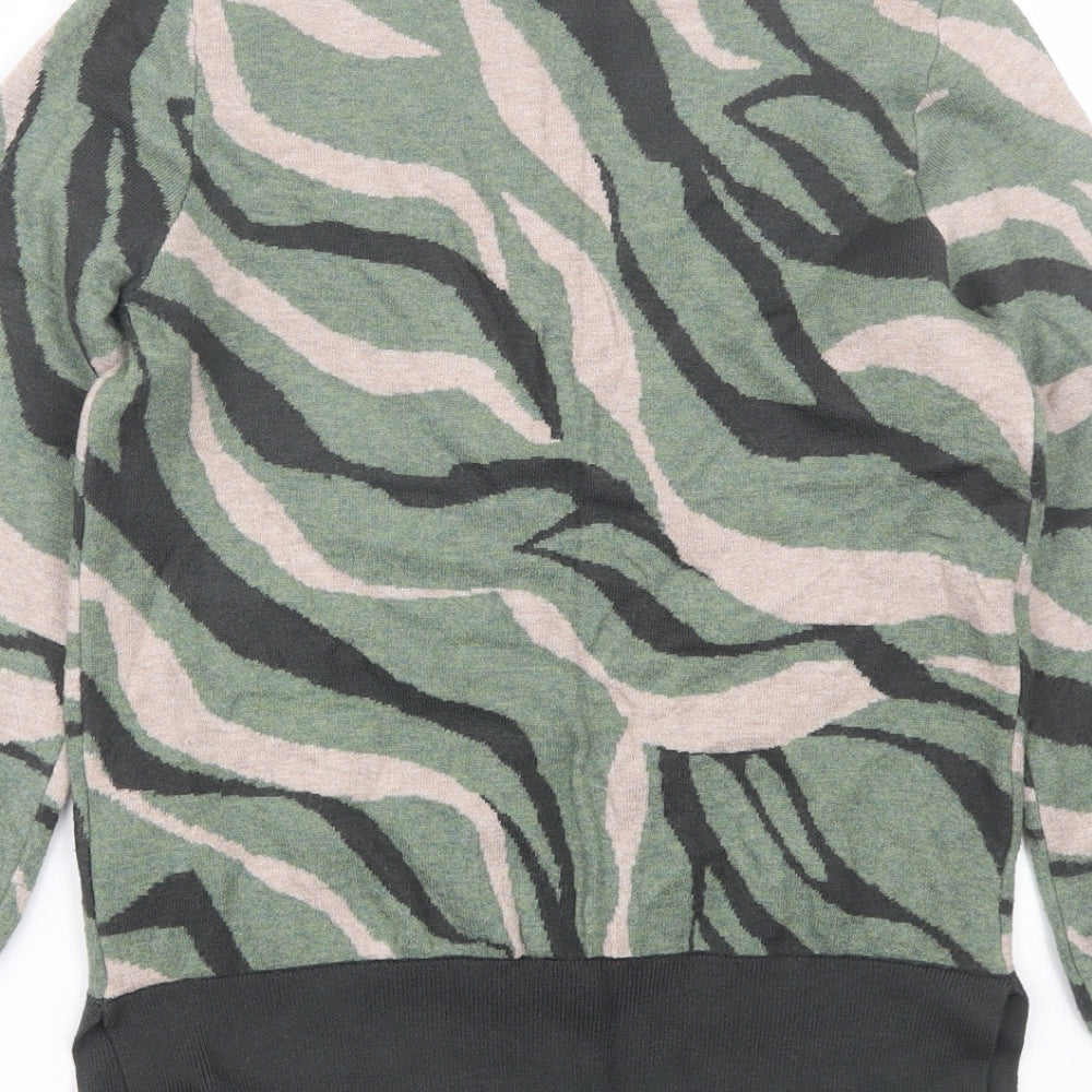 Womens UK Size S Marks and Spencer Green Pullover Jumper