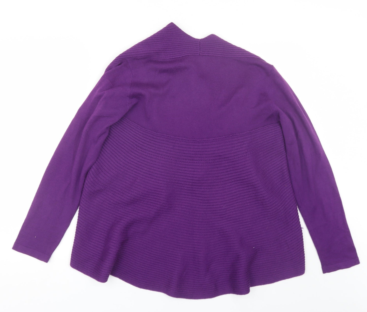 Womens UK Size M Preworn Purple Cardigan Jumper
