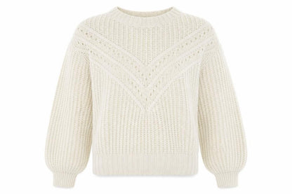 Womens UK Size S NEXT White Pullover Jumper