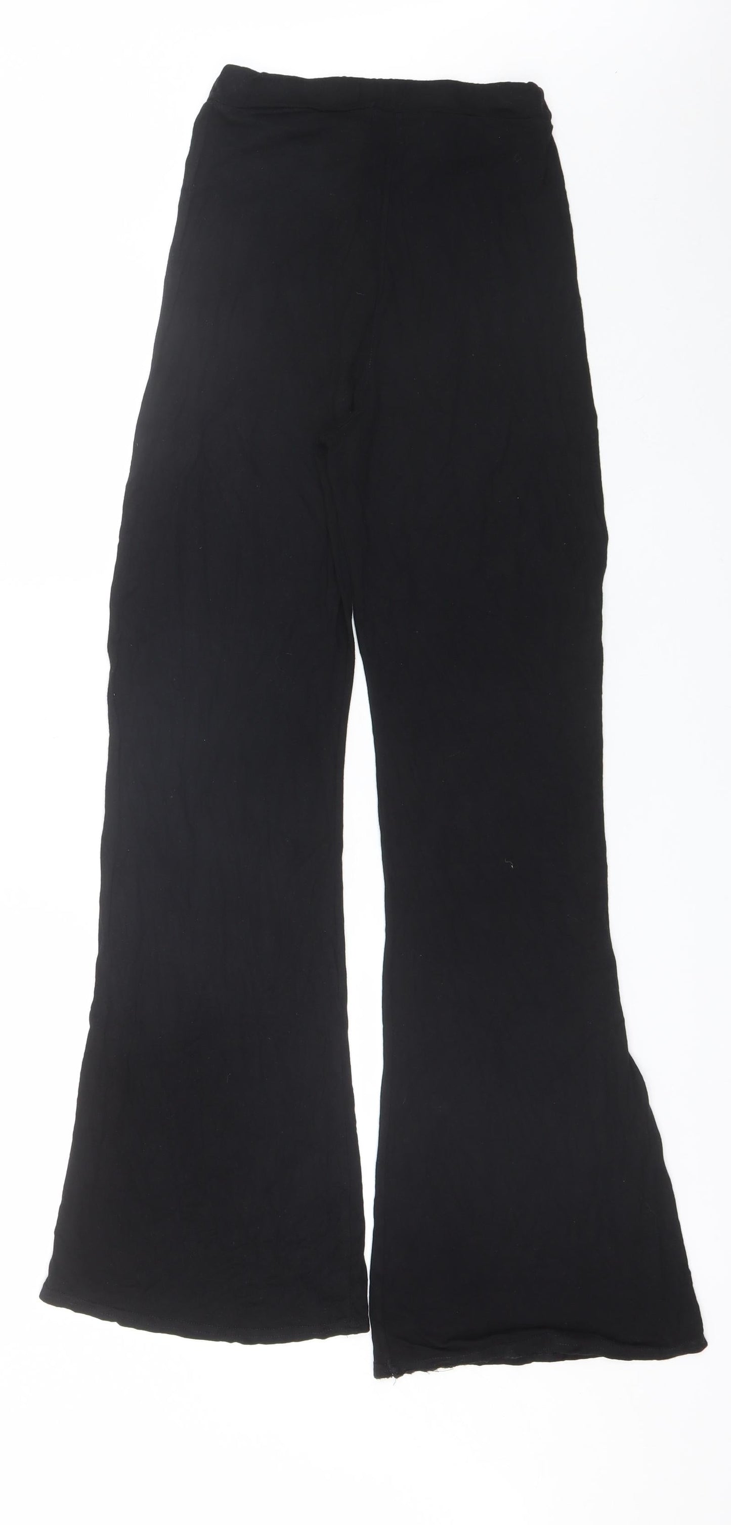 Womens UK Size 8 PRETTYLITTLETHING Regular Fit  Black Trousers