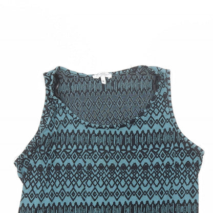 Womens UK Size 16 New Look Blue Basic Blouse