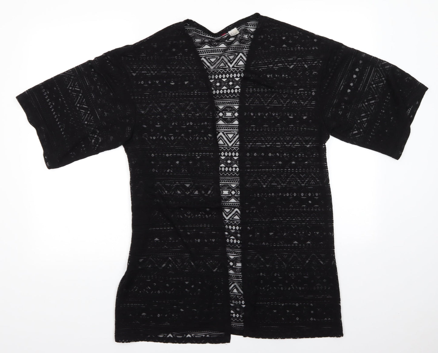 Womens UK Size 6 Preworn Black Basic Blouse