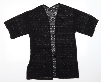 Womens UK Size 6 Preworn Black Basic Blouse