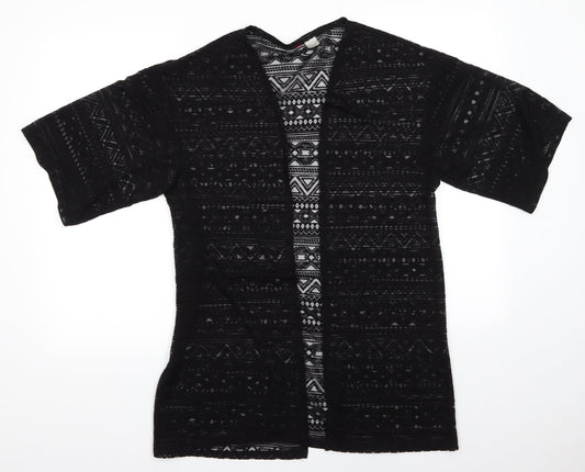 Womens UK Size 6 Preworn Black Basic Blouse