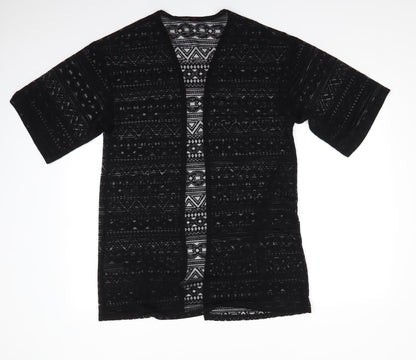 Womens UK Size 6 Preworn Black Basic Blouse