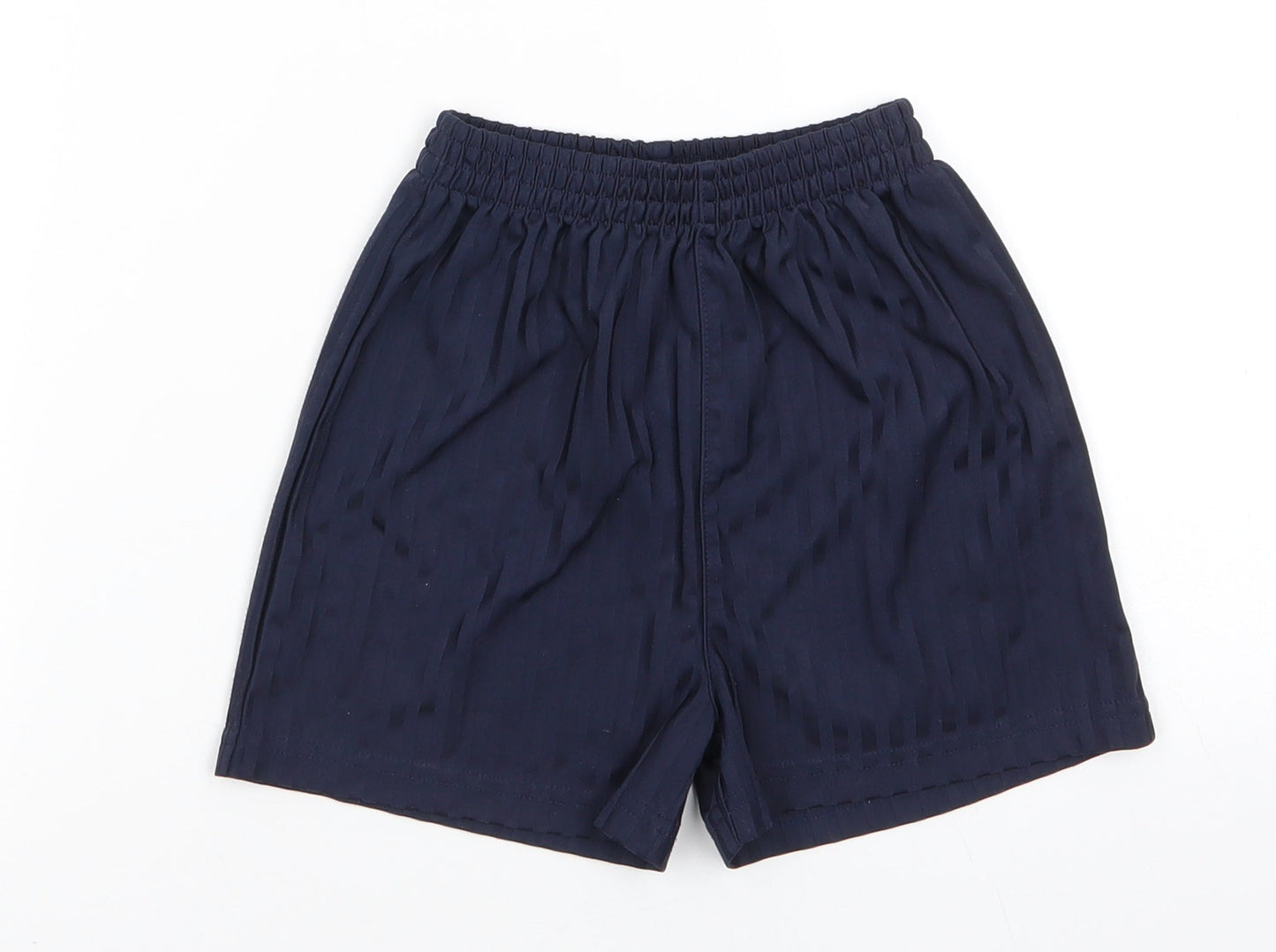 PEP & CO Boys Blue Striped Polyester Utility Shorts Size 3-4 Years  Regular  - Self colour stripe