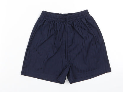 PEP & CO Boys Blue Striped Polyester Utility Shorts Size 3-4 Years  Regular  - Self colour stripe