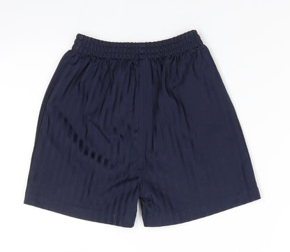 PEP & CO Boys Blue Striped Polyester Utility Shorts Size 3-4 Years  Regular  - Self colour stripe