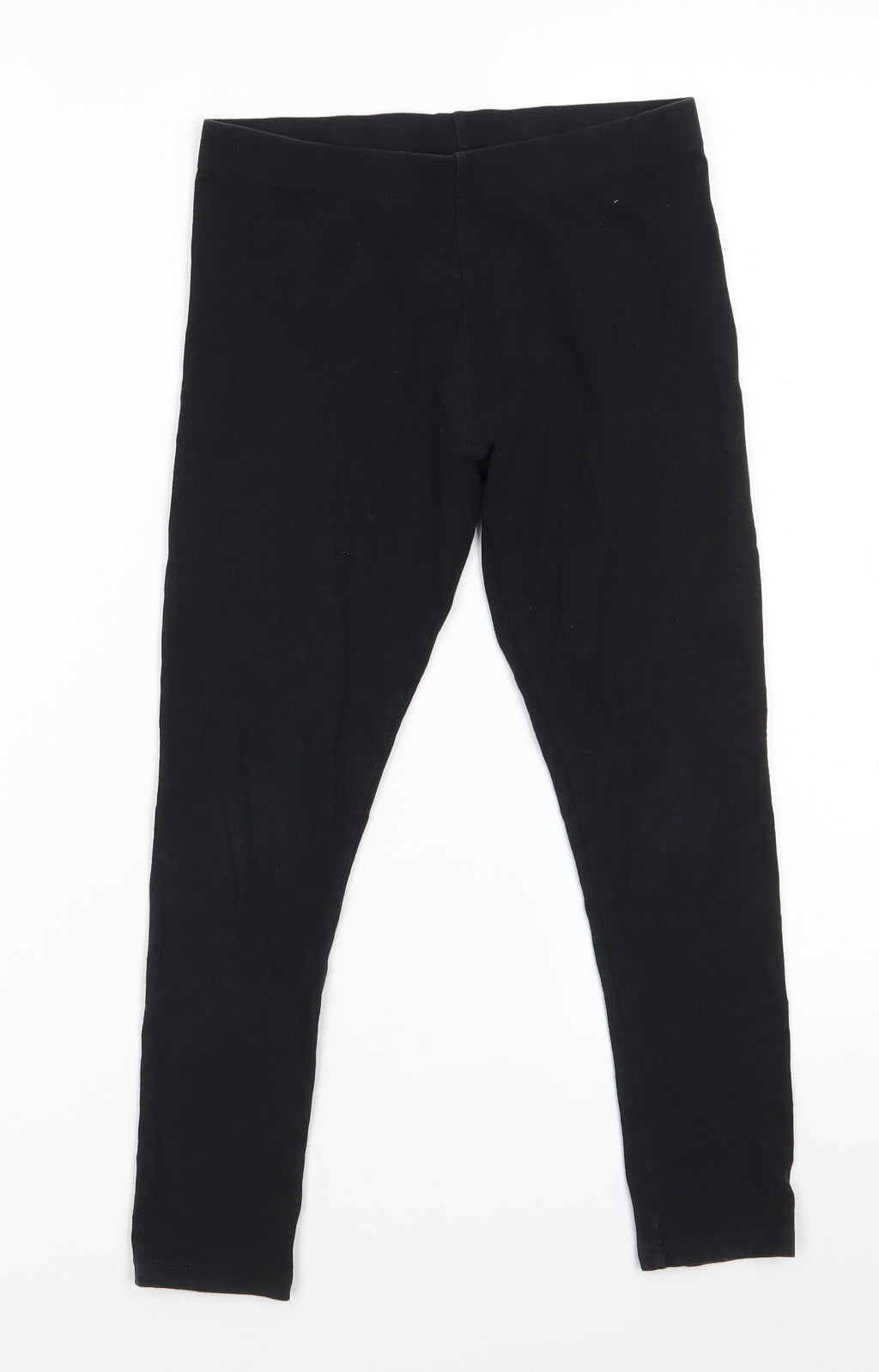 NEXT Girls Black  Cotton Jegging Trousers Size 9 Months  Regular  - Leggings